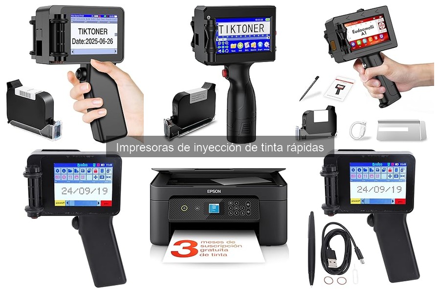 ¿Cuánto cuesta una impresora de inyección de tinta rápida?