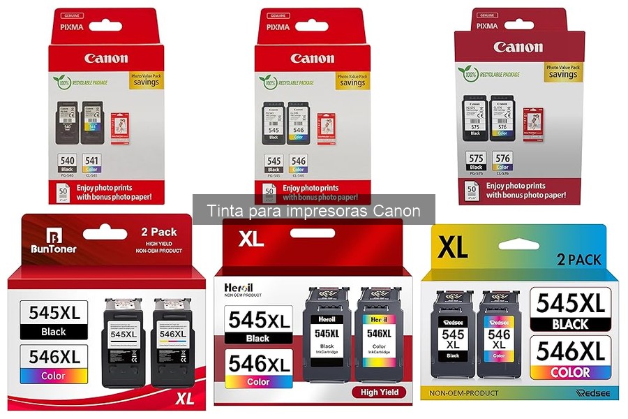 Desventajas de usar tinta compatible en impresoras Canon