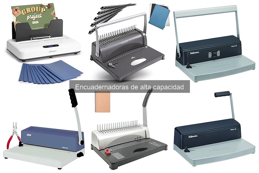 Diferencias entre Encuadernadoras de Alta Capacidad y Mecánicas