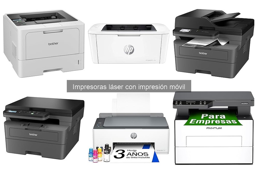 Diferencias entre Impresoras Láser con y sin Impresión Móvil