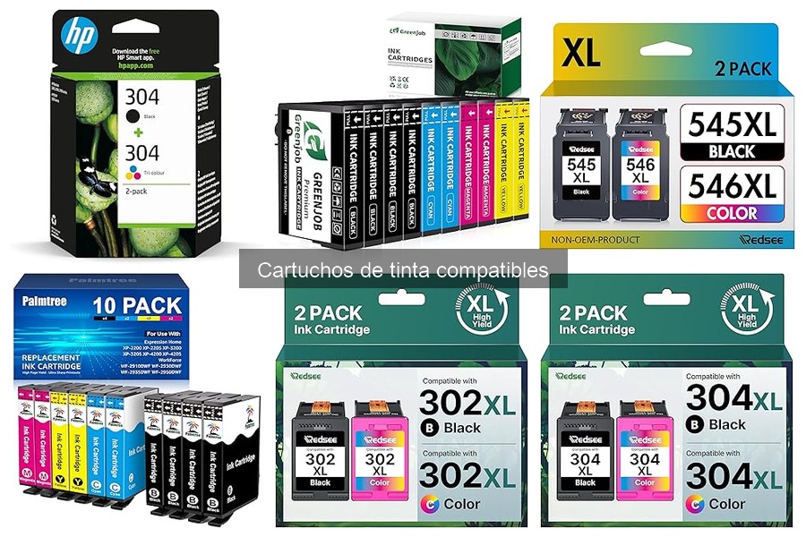 Dónde comprar cartuchos de tinta compatibles para impresoras