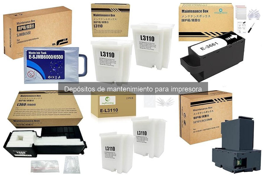 Dónde comprar depósitos de mantenimiento para impresoras