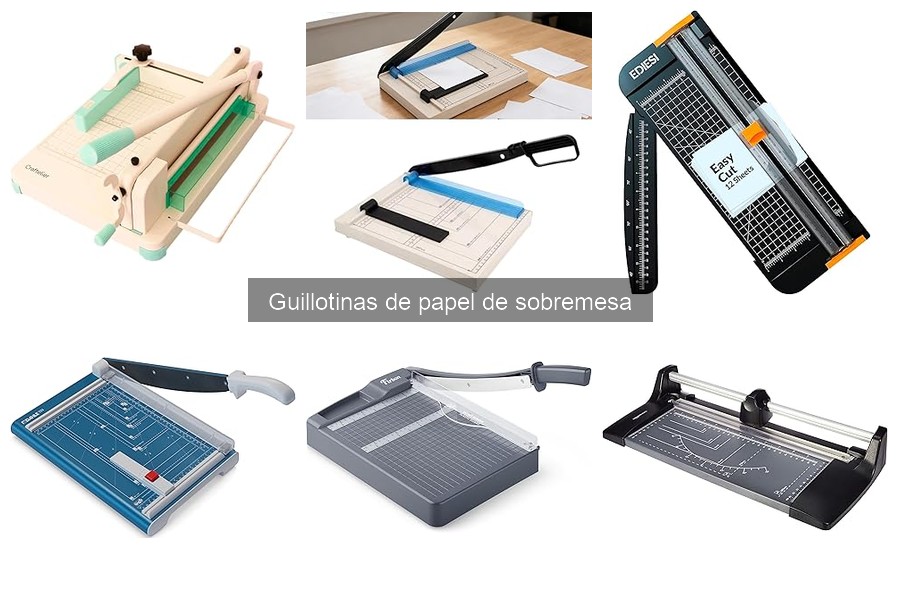 Dónde comprar guillotinas de papel de sobremesa al mejor precio