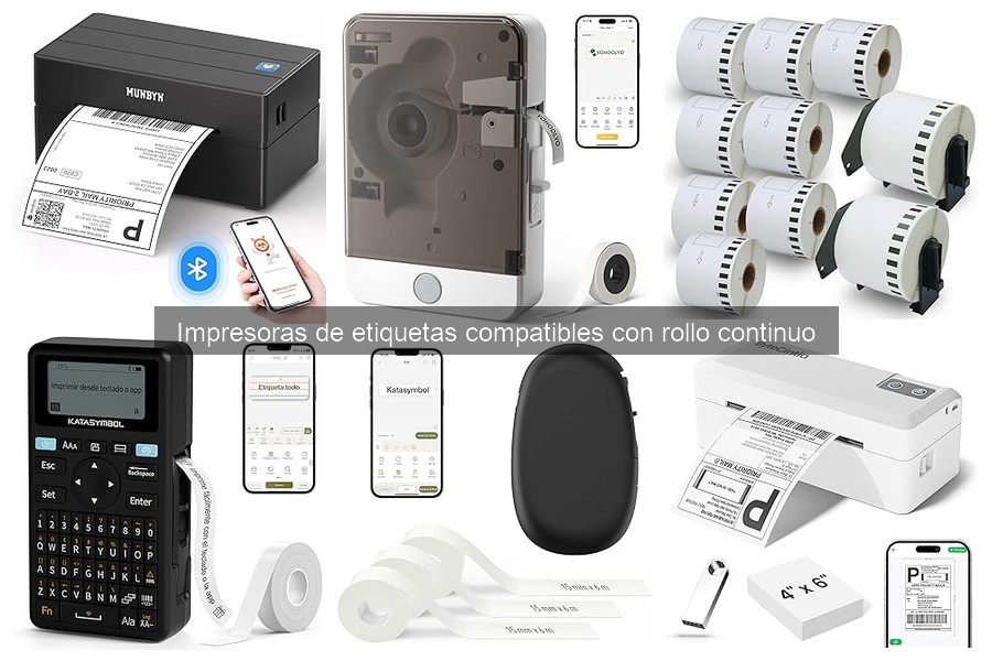 Dónde comprar impresoras de etiquetas con rollo continuo y precios