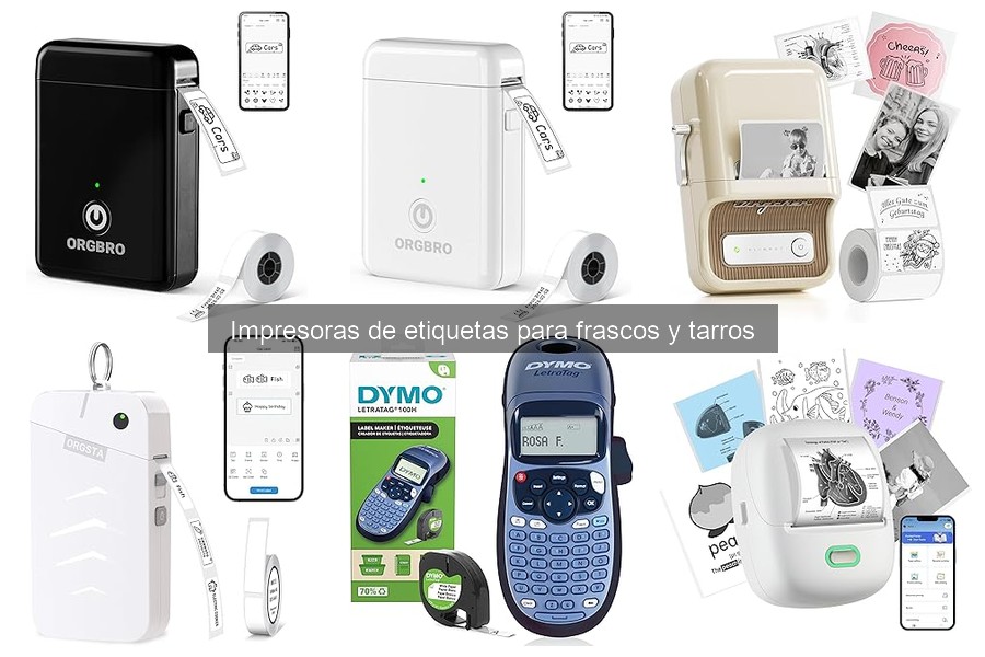 ¿Dónde comprar impresoras de etiquetas para frascos y tarros?