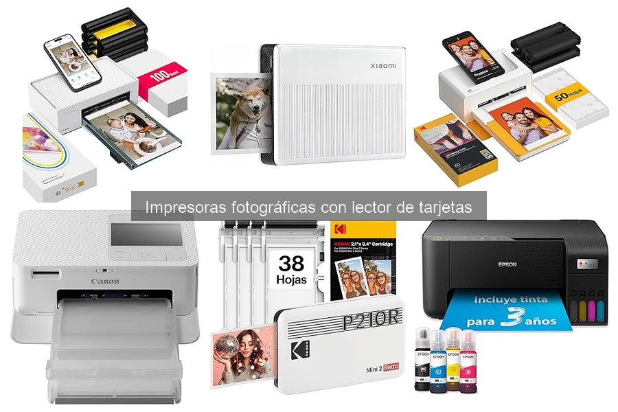 Dónde comprar impresoras fotográficas con lector de tarjetas