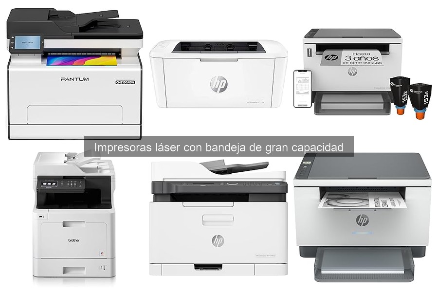 Dónde comprar impresoras láser con bandeja de gran capacidad