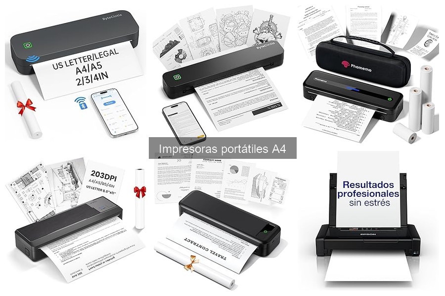 Dónde comprar impresoras portátiles A4: las mejores opciones