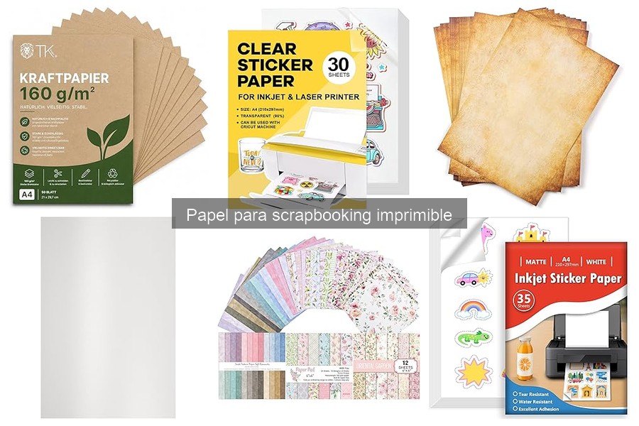 Dónde comprar papel para scrapbooking imprimible: Mejores tiendas