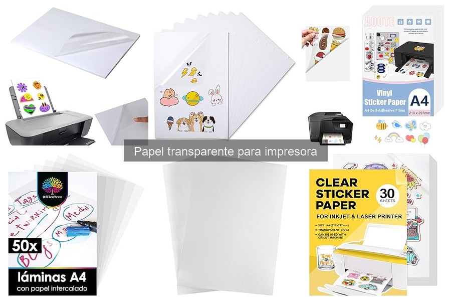 Dónde comprar papel transparente para impresora en línea