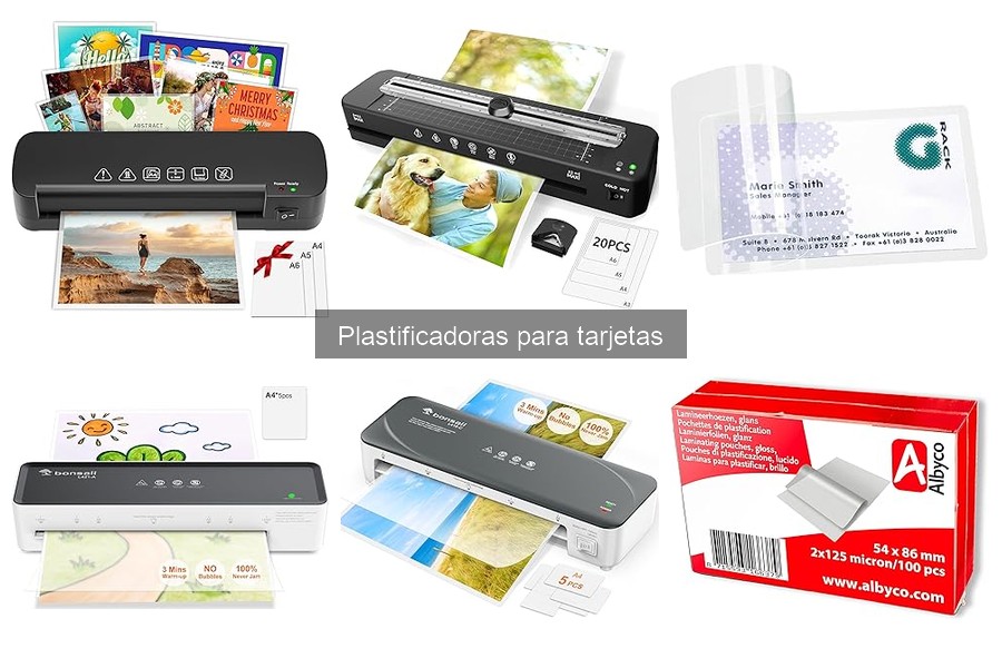** Dónde comprar plastificadoras para tarjetas: Mejores tiendas online