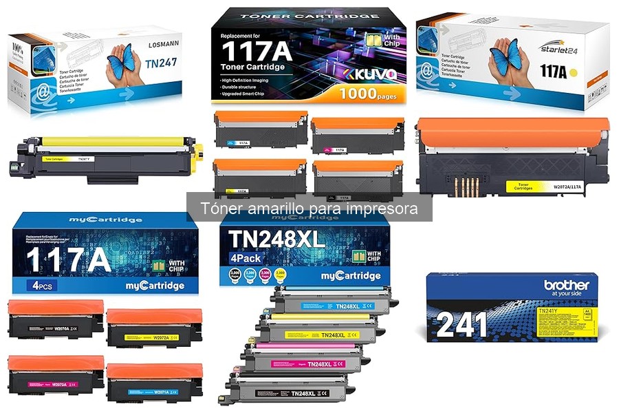 Dónde comprar tóner amarillo para impresoras: opciones y precios