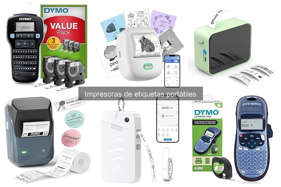 Ejemplos de uso de impresoras de etiquetas portátiles en casa