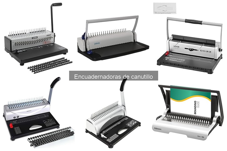 Encuadernadoras de canutillo recomendadas para proyectos profesionales