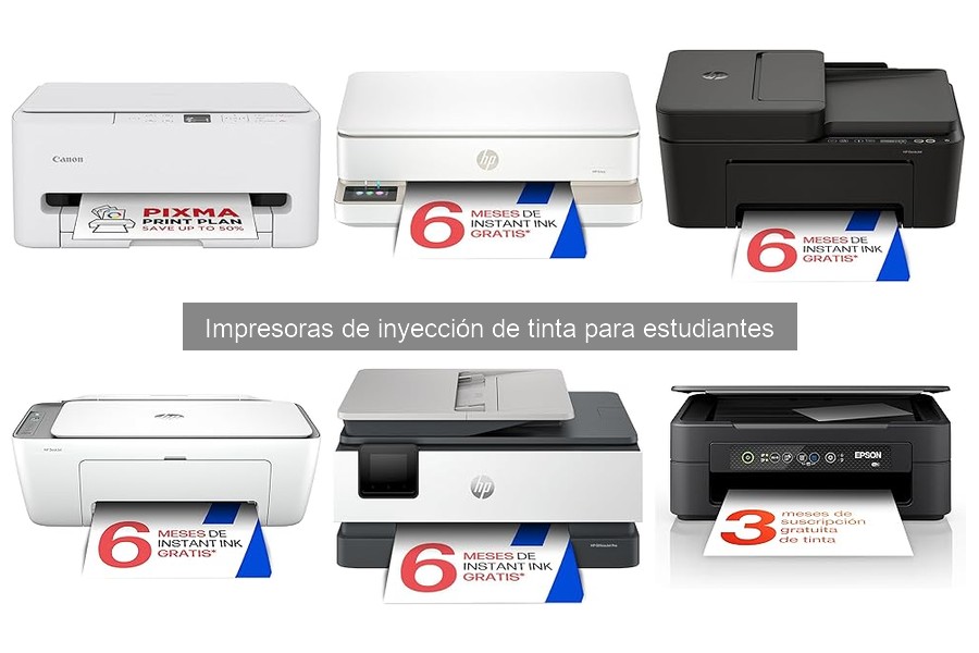 Errores al elegir una impresora de inyección de tinta para estudiantes