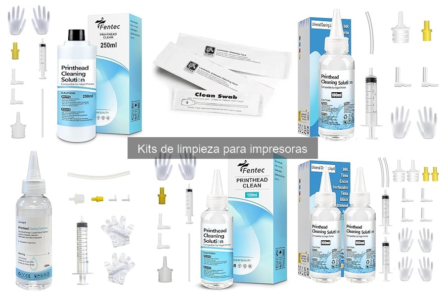 Errores comunes al elegir kits de limpieza para impresoras