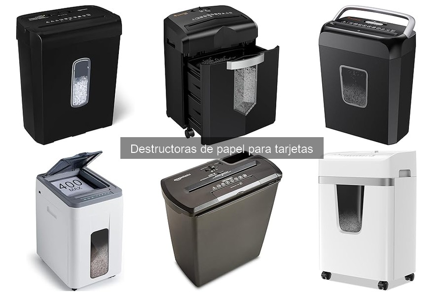 Errores comunes al usar destructoras de papel para tarjetas
