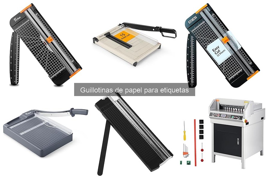 Errores comunes al usar guillotinas de papel para etiquetas