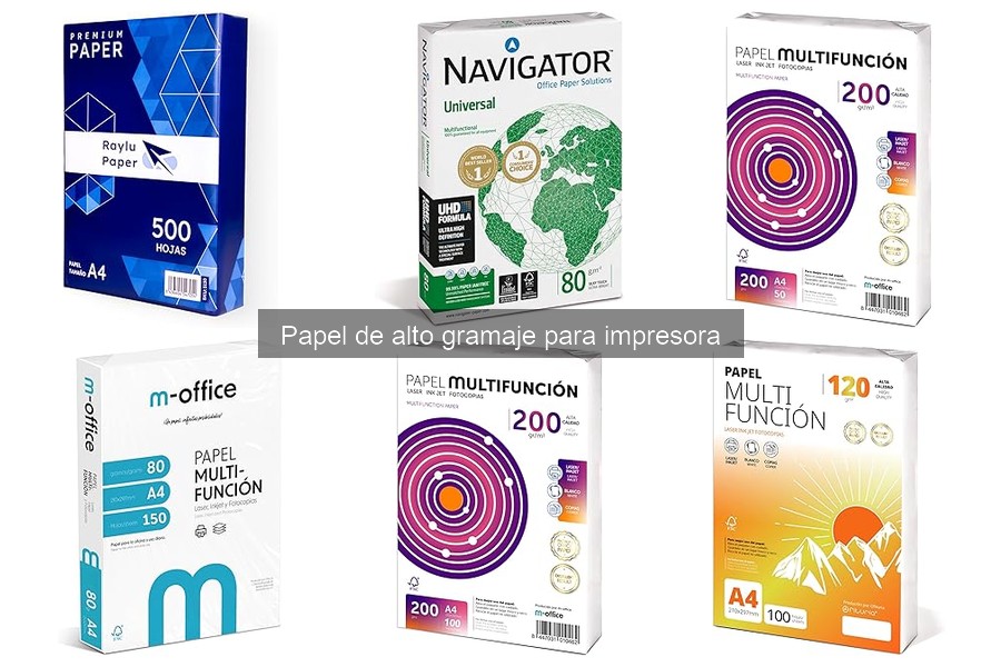 Errores comunes al usar papel de alto gramaje para imprimir