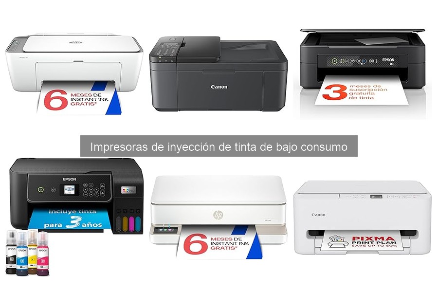 Errores comunes en impresoras de inyección de tinta de bajo consumo