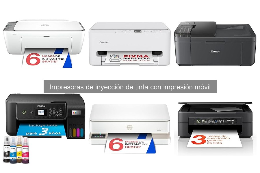 Errores comunes en impresoras de inyección de tinta móviles