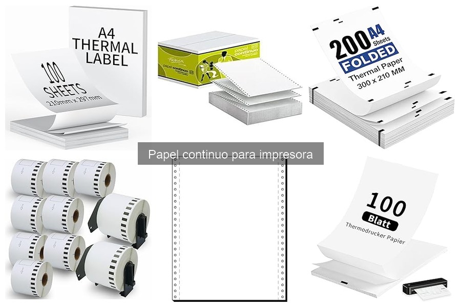Grosor del papel continuo: Impacto en la calidad de impresión