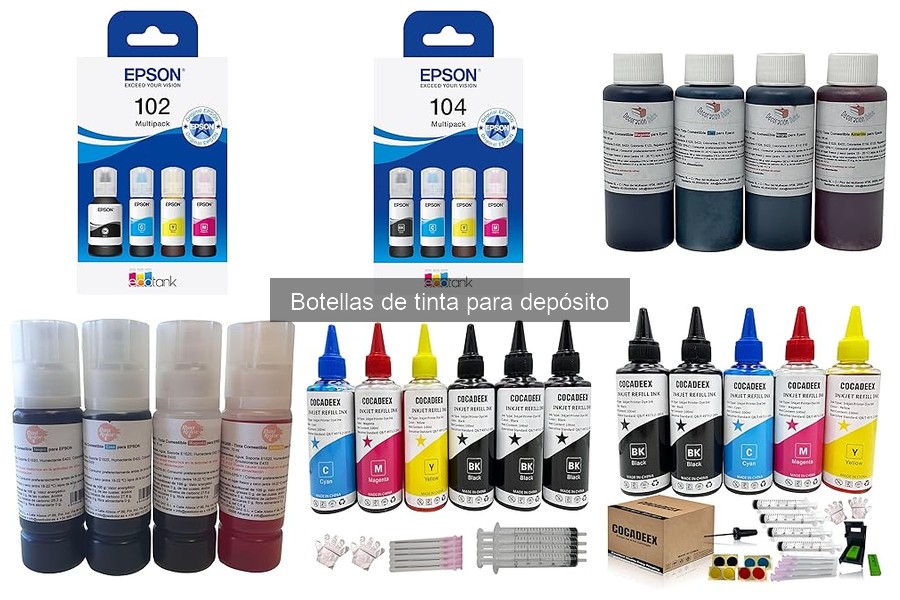 Guía de Compra de Botellas de Tinta para Depósito