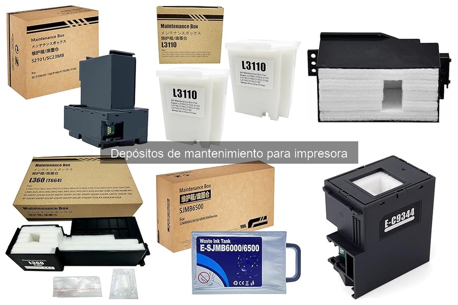 Guía de compra de depósitos de mantenimiento para impresoras