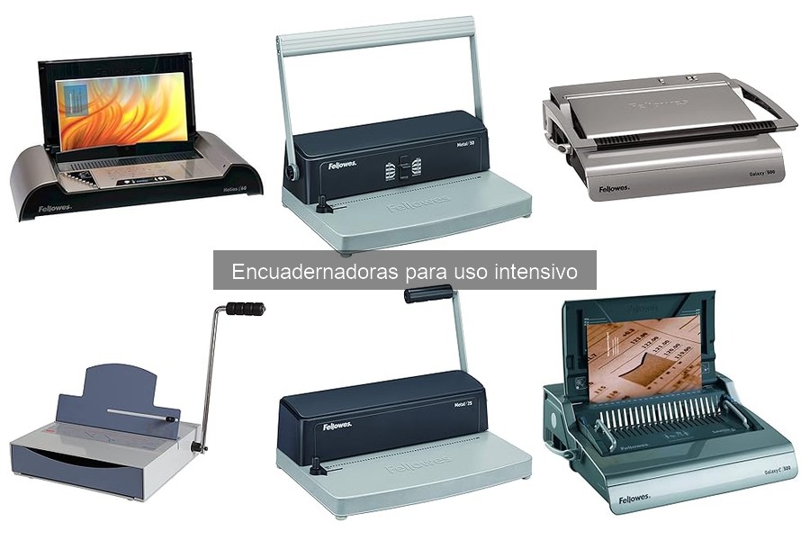 Guía de compra de encuadernadoras para uso intensivo