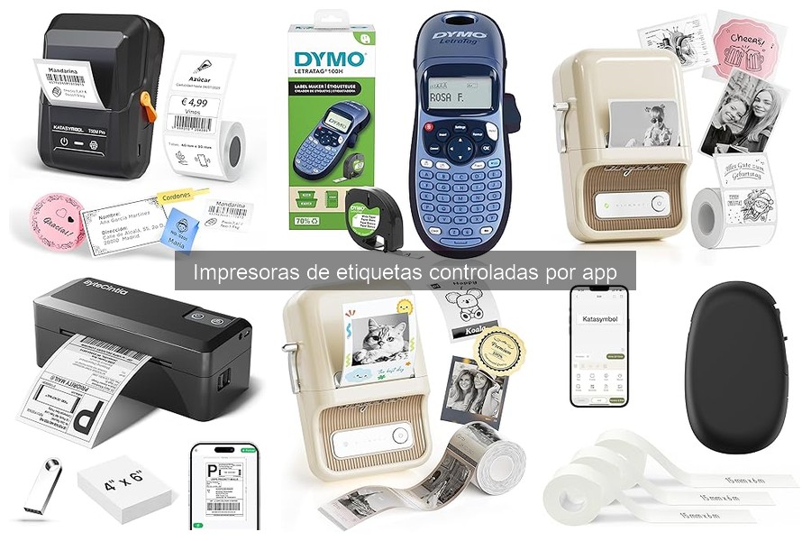 Guía de compra de impresoras de etiquetas controladas por app