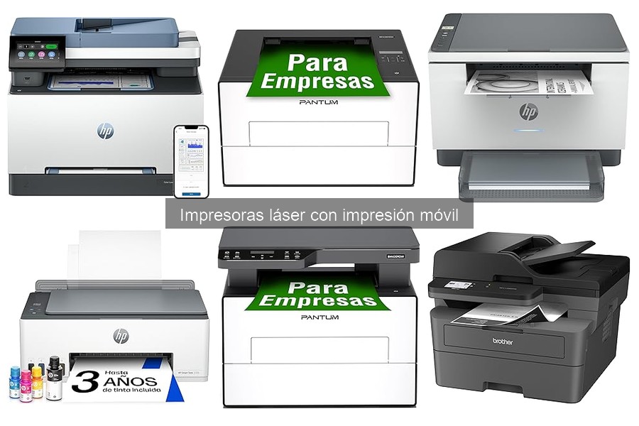Guía de compra de impresoras láser con impresión móvil