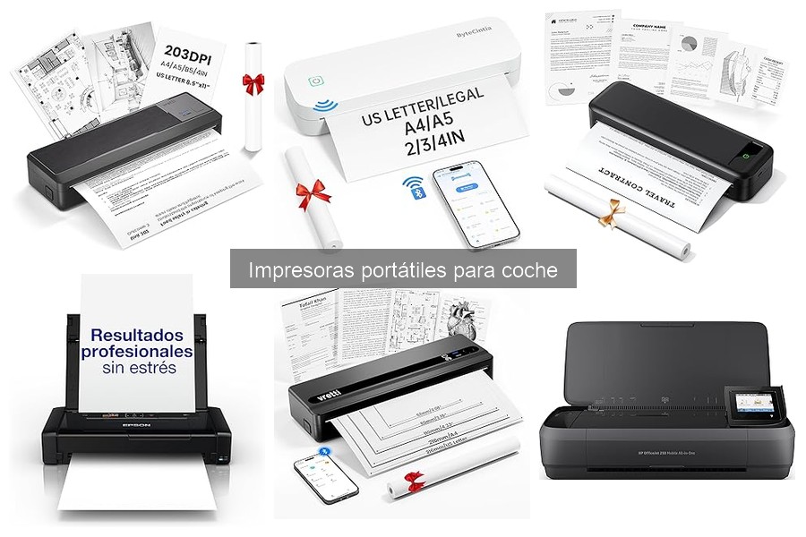 Guía de Compra de Impresoras Portátiles para Coche