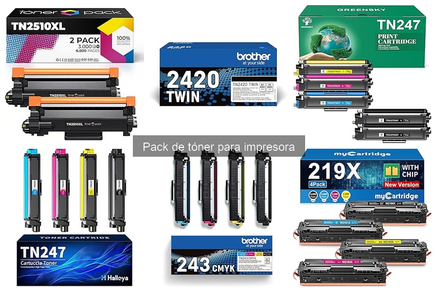 Guía de compra de packs de tóner para impresoras láser