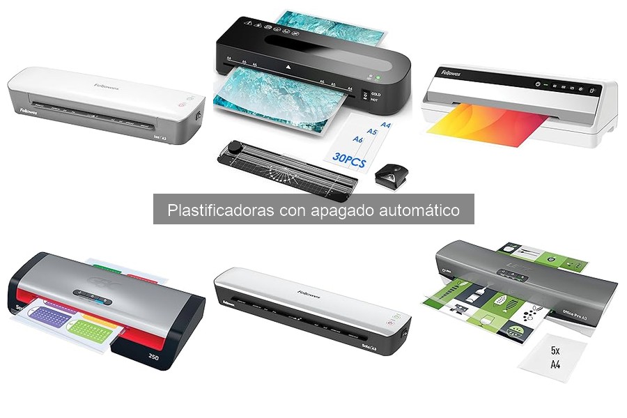 Guía de compra de plastificadoras con apagado automático