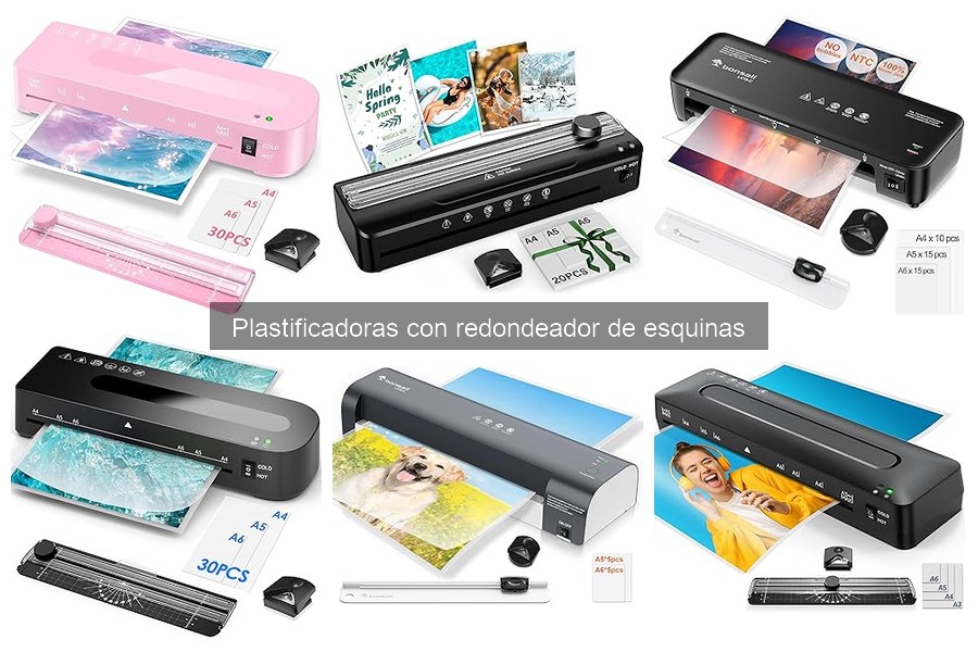 Guía de compra de plastificadoras con redondeador de esquinas