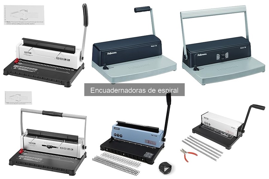 Guía de compra: Encuadernadoras de espiral para tu oficina