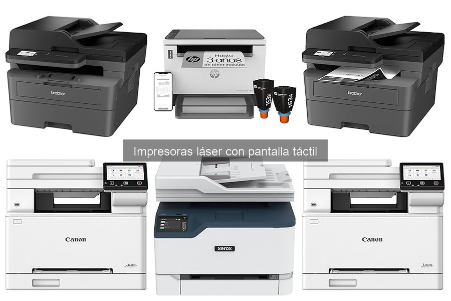 Guía de compra: impresoras láser con pantalla táctil