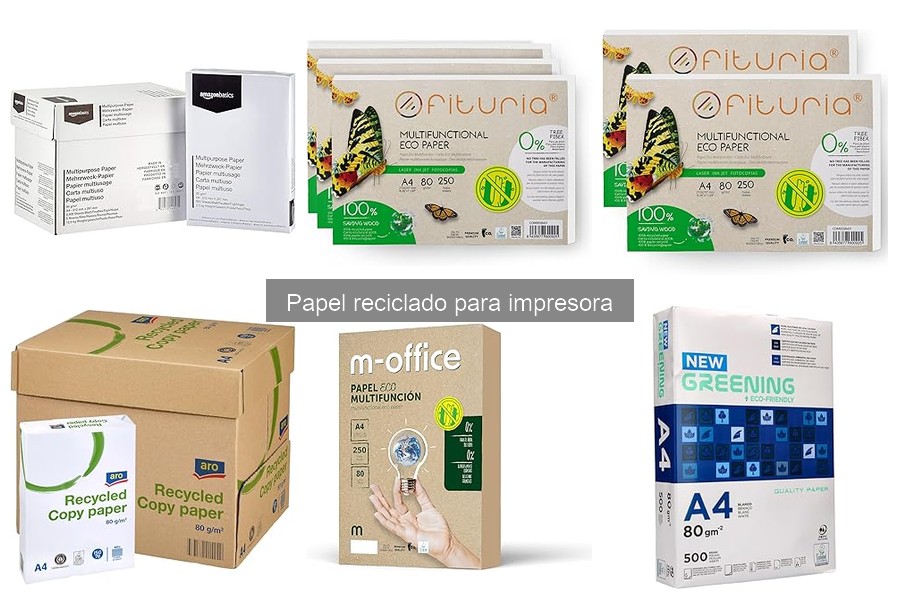 Guía para elegir el papel reciclado adecuado para impresoras