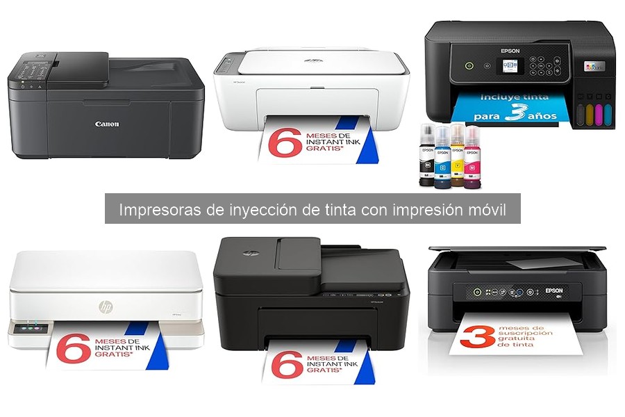 Guía para elegir impresoras de inyección de tinta móvil