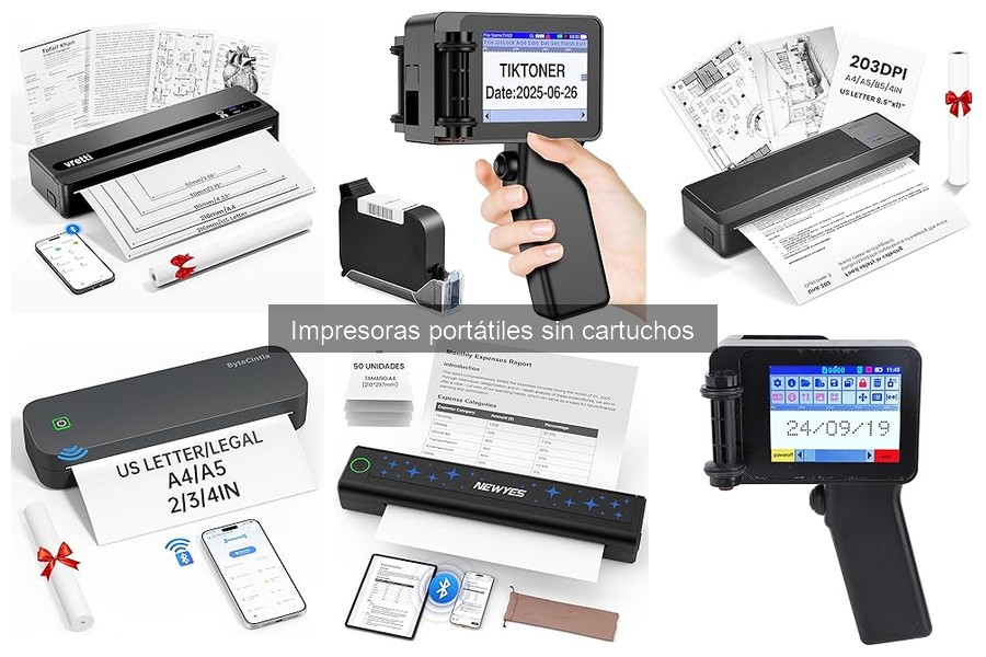 Guía para Elegir Impresoras Portátiles Sin Cartuchos