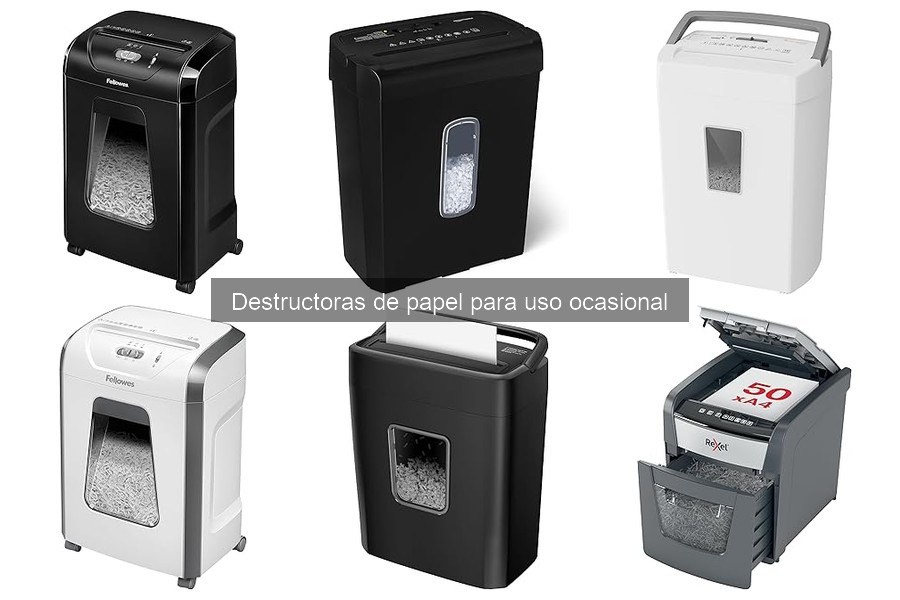Guía para elegir la mejor destructora de papel ocasional