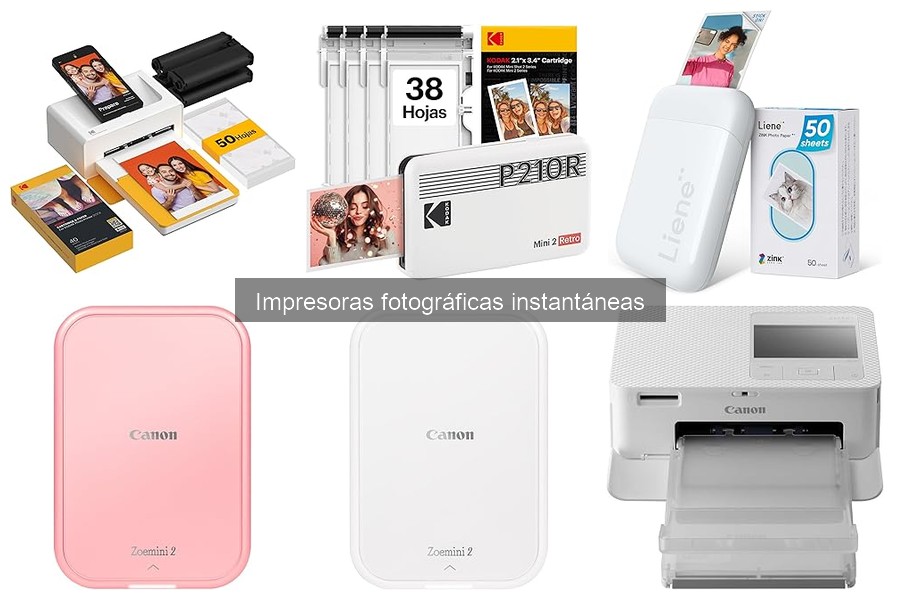Guía para elegir la mejor impresora fotográfica instantánea