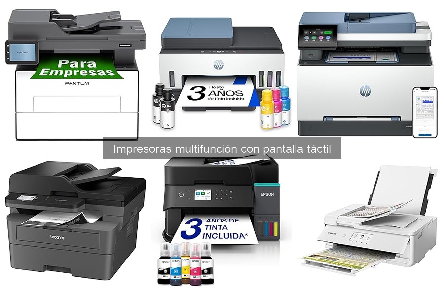 Guía para elegir la mejor impresora multifunción con pantalla táctil