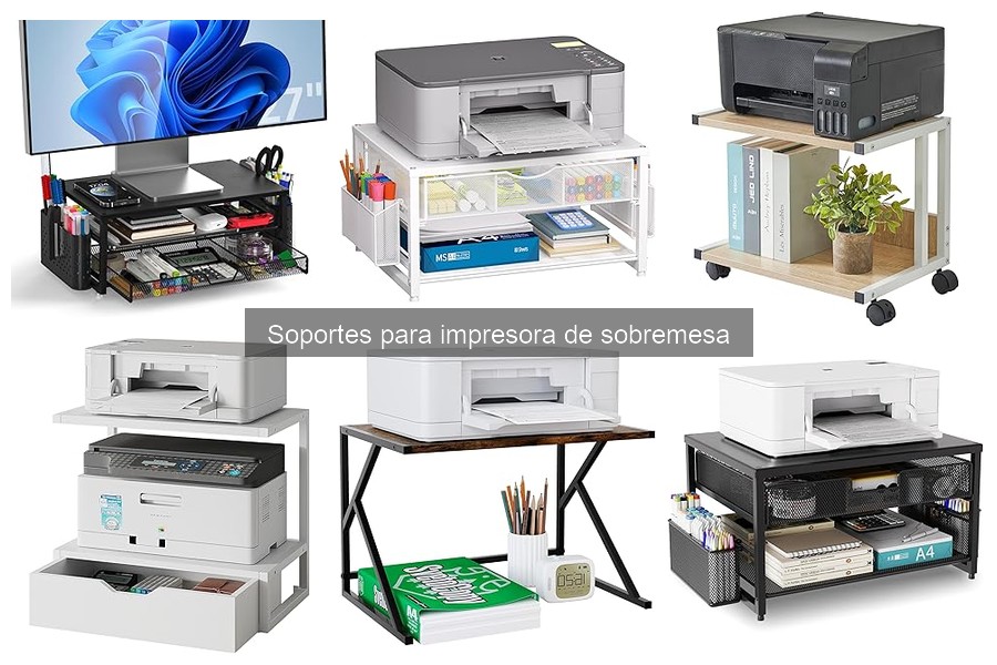 Guía para Instalar Soportes para Impresora de Sobremesa