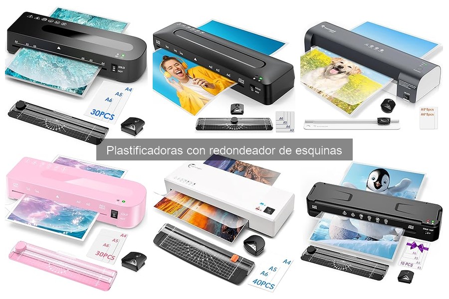 Guía para usar una plastificadora con redondeador de esquinas