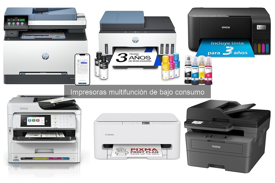 Impacto ambiental de impresoras multifunción de bajo consumo