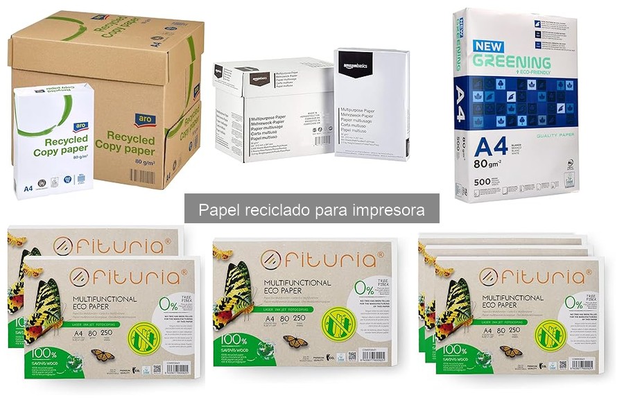 Impacto ambiental del papel reciclado en la impresión