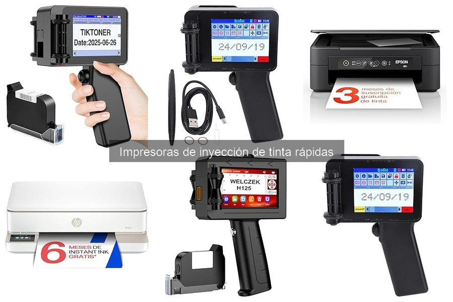 Impresoras de inyección de tinta rápidas y económicas