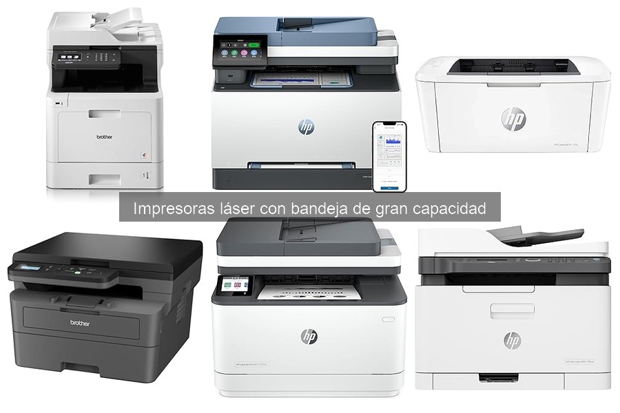Impresoras láser con bandeja de gran capacidad: ¿Qué son?