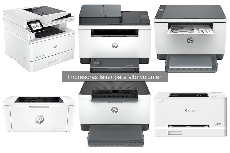 Impresoras láser para alto volumen: características y ventajas